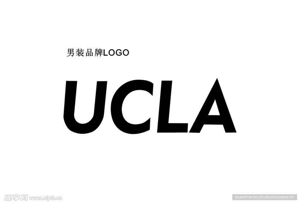 UCLA 男装矢量LOGO
