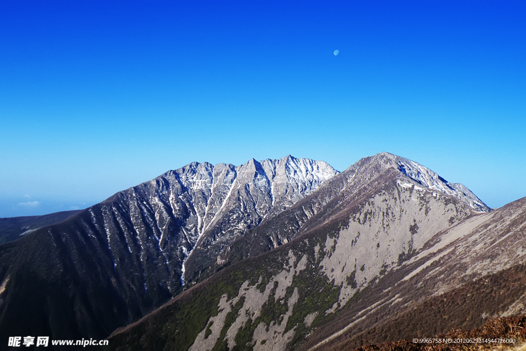 陕西秦岭太白山主峰