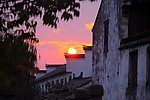 黄昏 夕阳西下