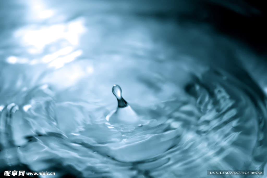 水滴水纹