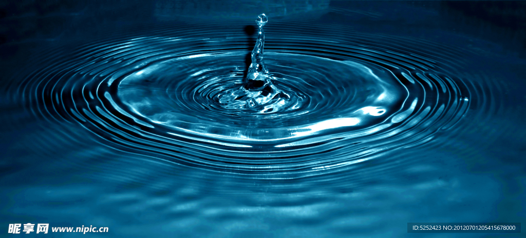 水滴水纹