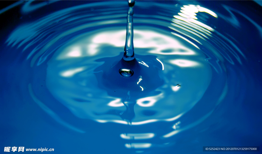 水滴水纹