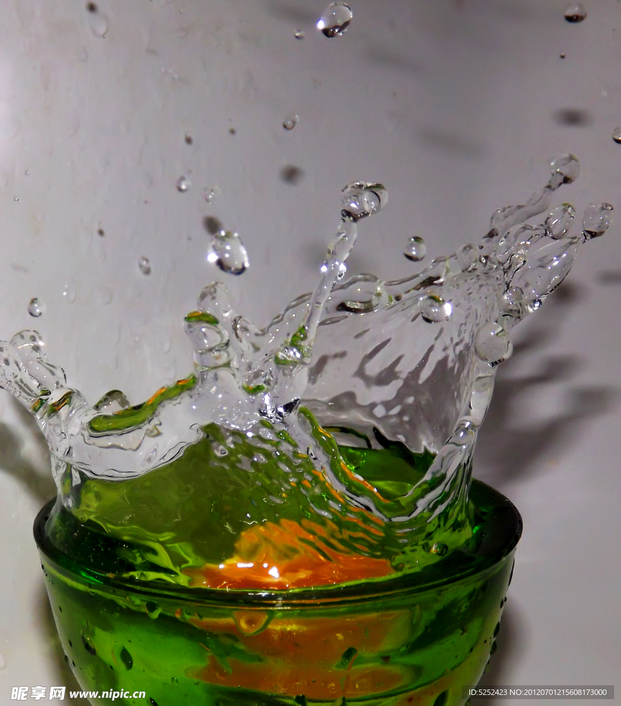水花四溅