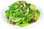肉沫野菌小白菜