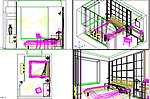 卧室CAD模型