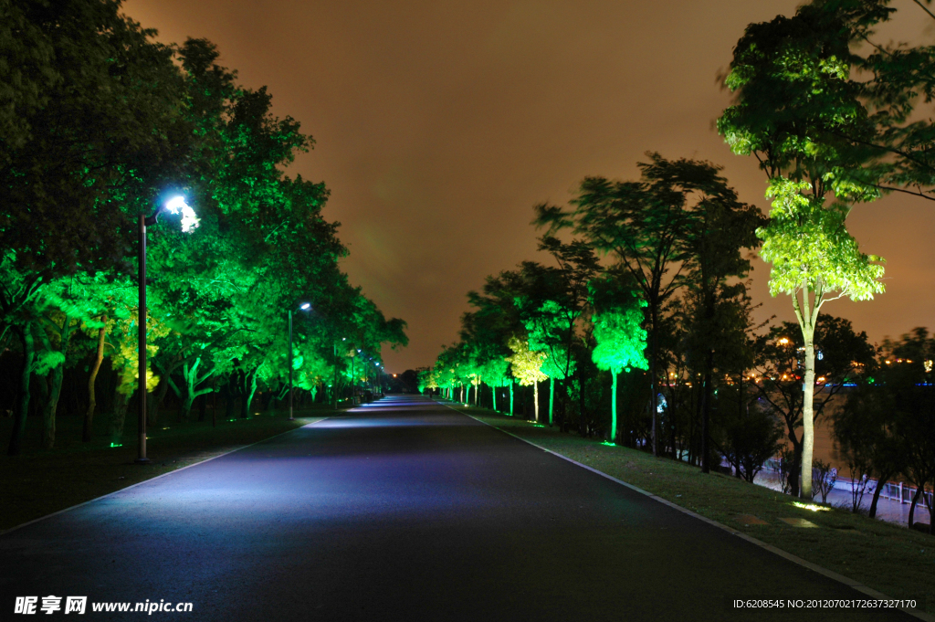 橘子洲夜景