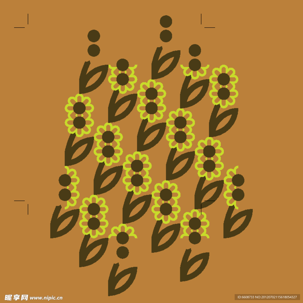 鲜花背景底纹