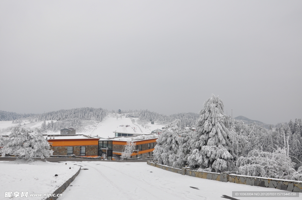 仙女山雪景