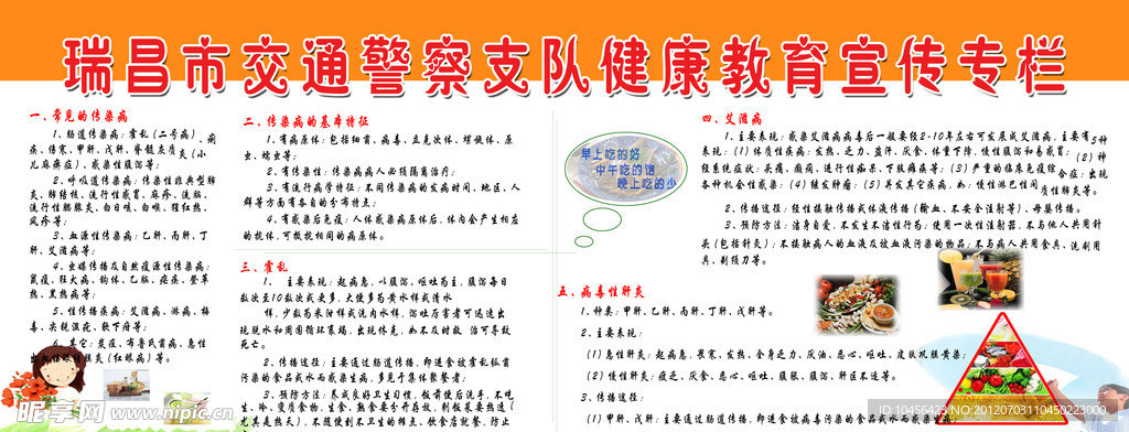健康教育宣传栏