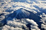 鸟瞰 富士山 山顶