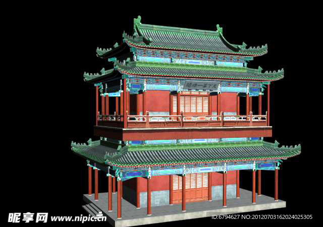 古建模型（缺少外部文件）