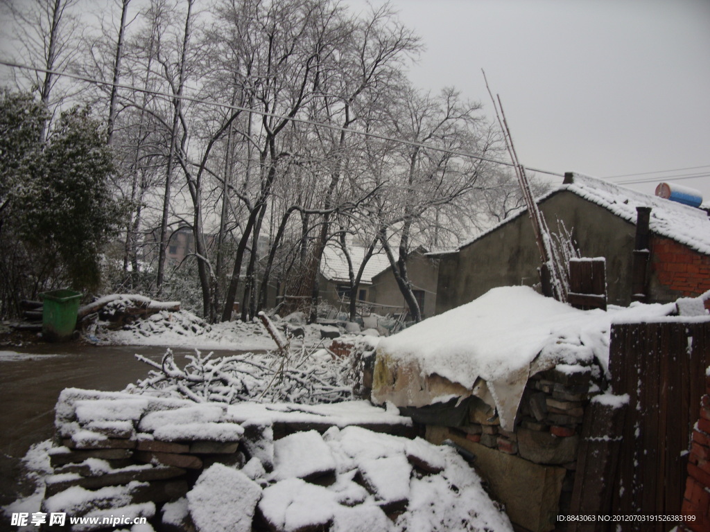 2010年家乡雪景