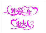 钟爱一生贵夫人艺术字
