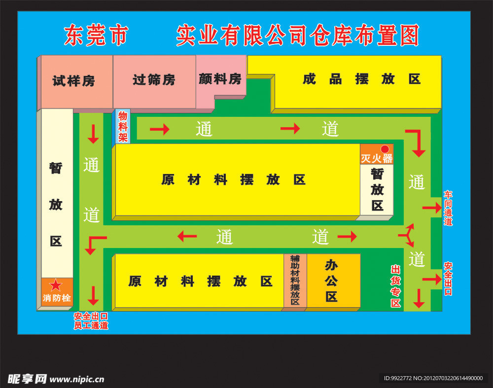 仓库平面图