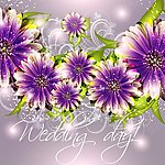 时尚梦幻花纹花朵 花卡