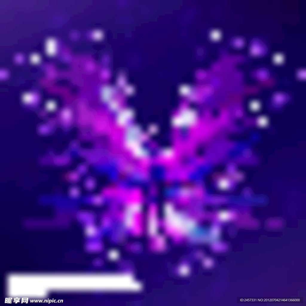 光线蝴蝶花纹