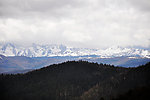 香格里拉远眺雪山