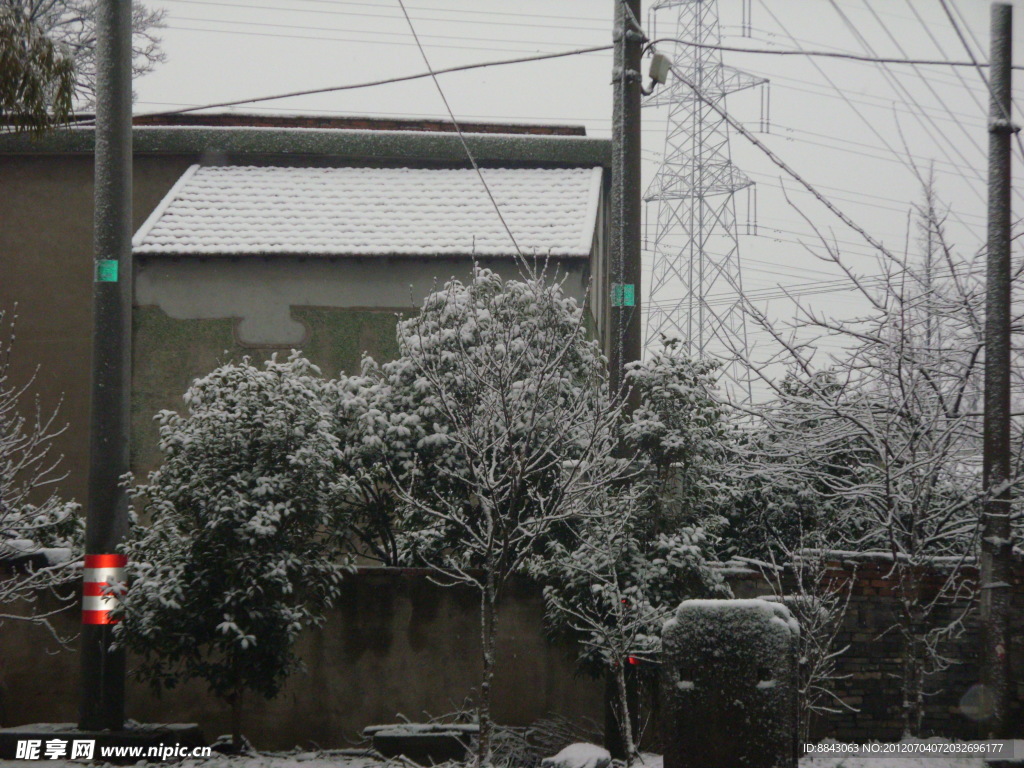 2010年家乡雪景