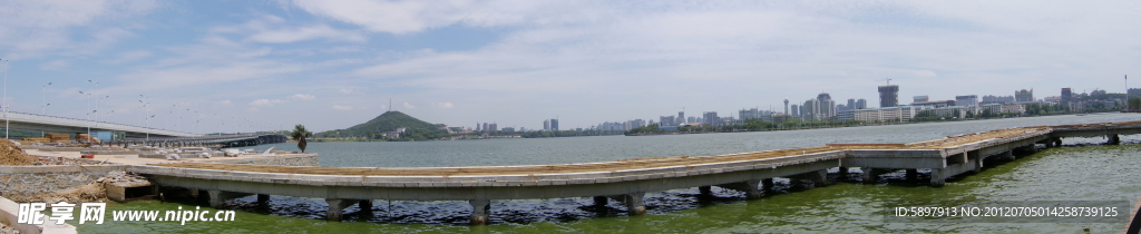 武汉·东湖磨山景区全景