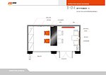 申通快递 双开间门店室内外布置