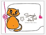 可爱的小猫卡片