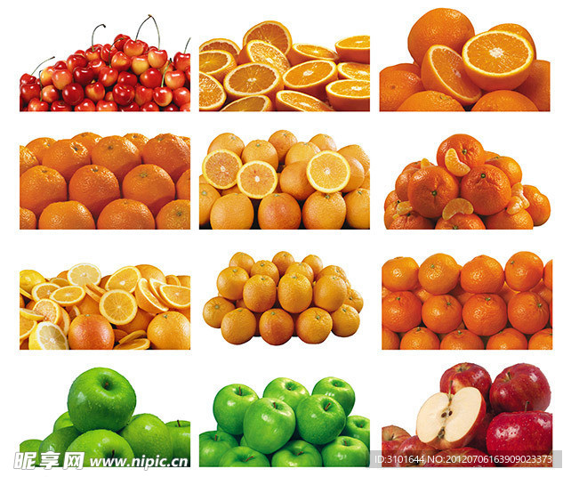 水果分层图