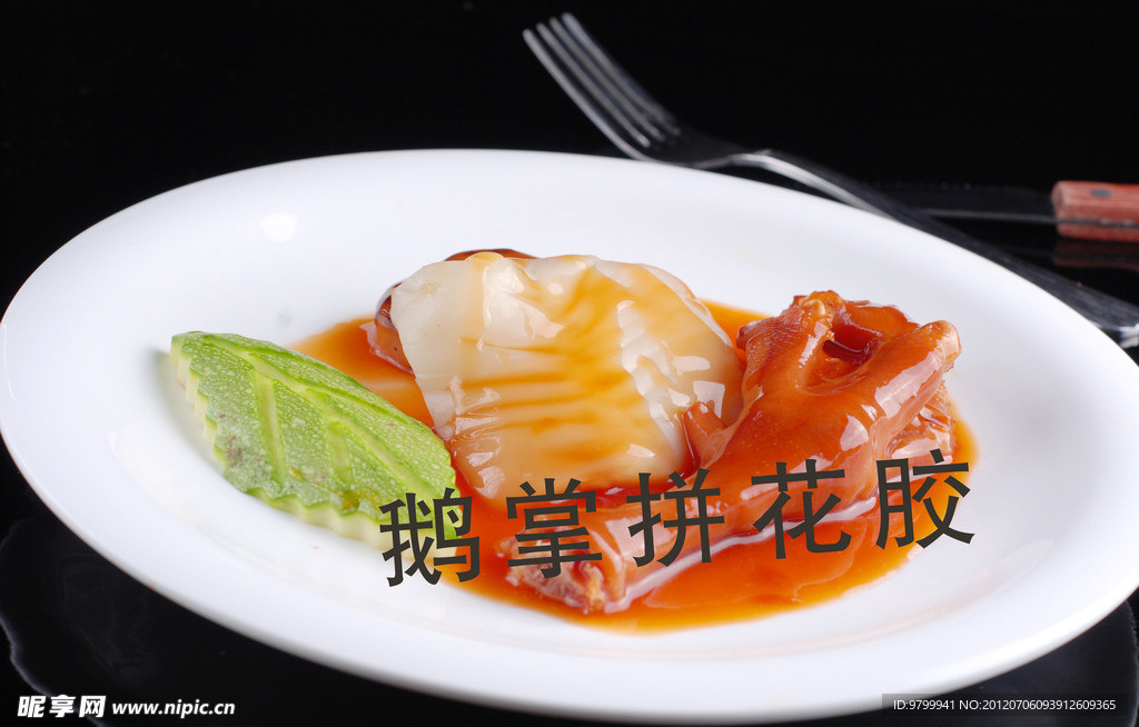 鹅掌拼花胶