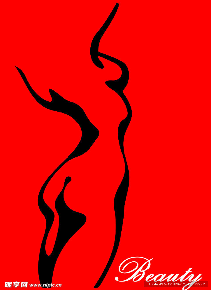 时尚美女psd