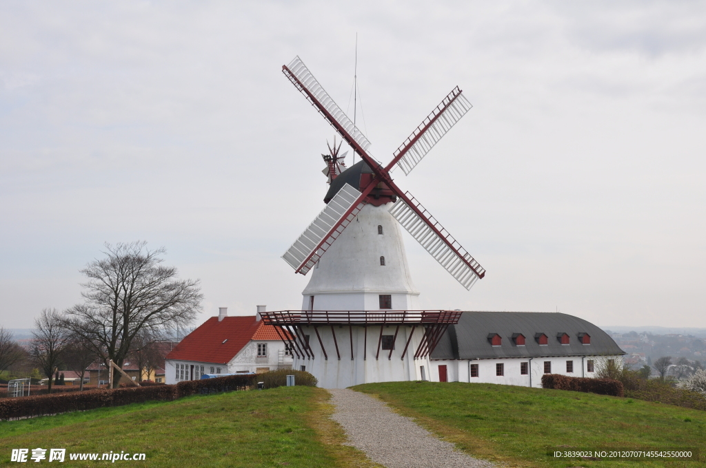 丹麦Dybbol的风车