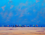 油画 海滩