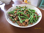 鸡丁炒豆角