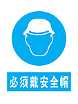 必须戴安全帽