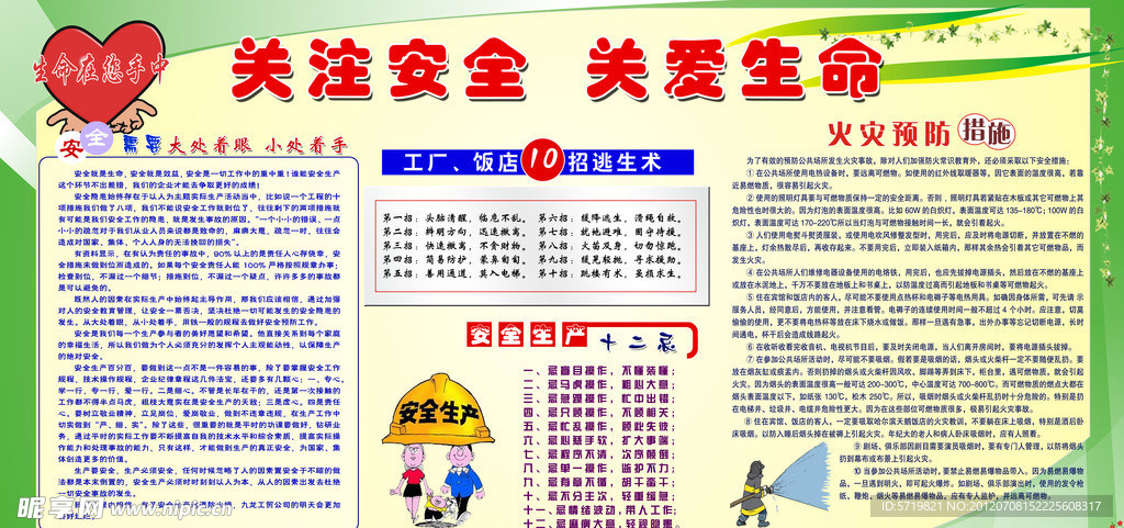 安全生产展板