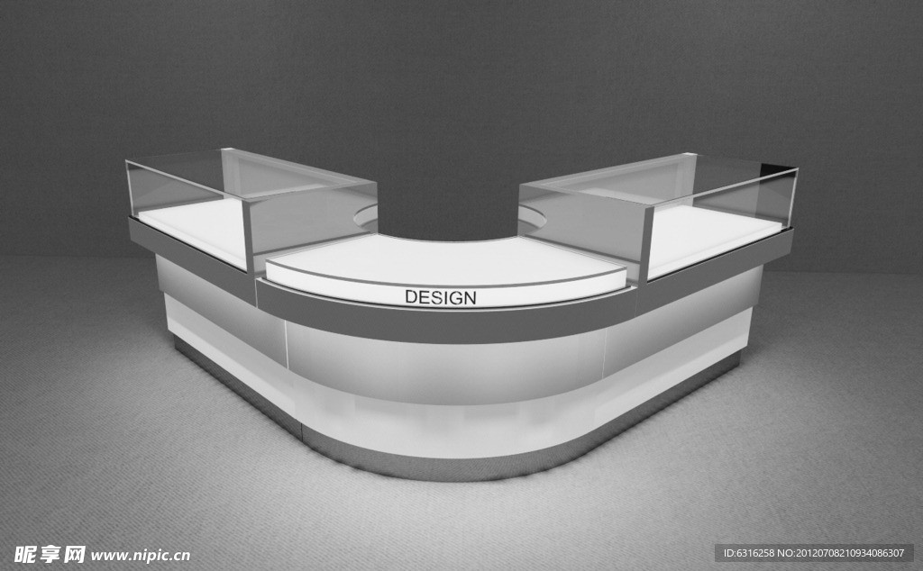 展柜柜台3D模型