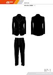 申通快递 男办公室人员工作制服
