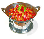 干锅青笋腊肉