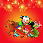 中国传统娃娃