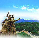 吹号角的雕塑