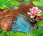 油画 睡莲