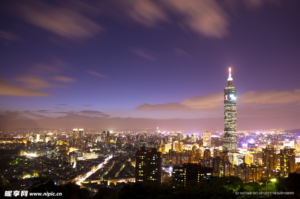 绚丽城市夜景