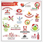 餐厅餐馆食物logo