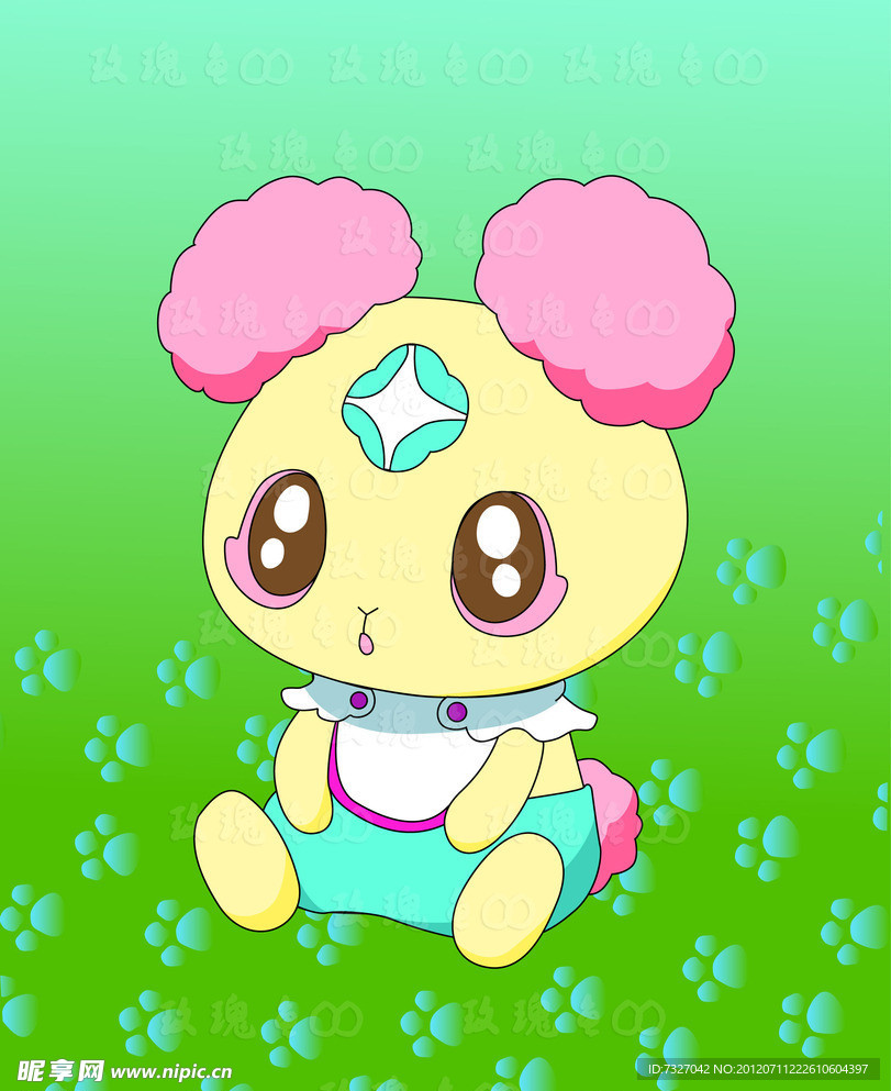 卡通 宠物 塔鲁特 美少女