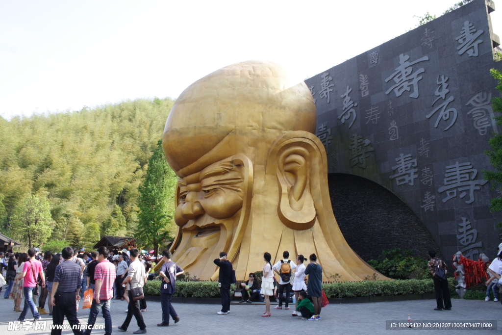 常州溧阳天目湖寿星雕像