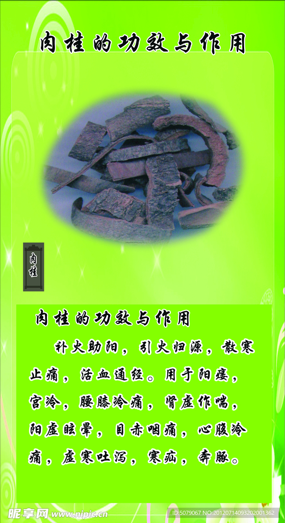 肉桂的功效与作用
