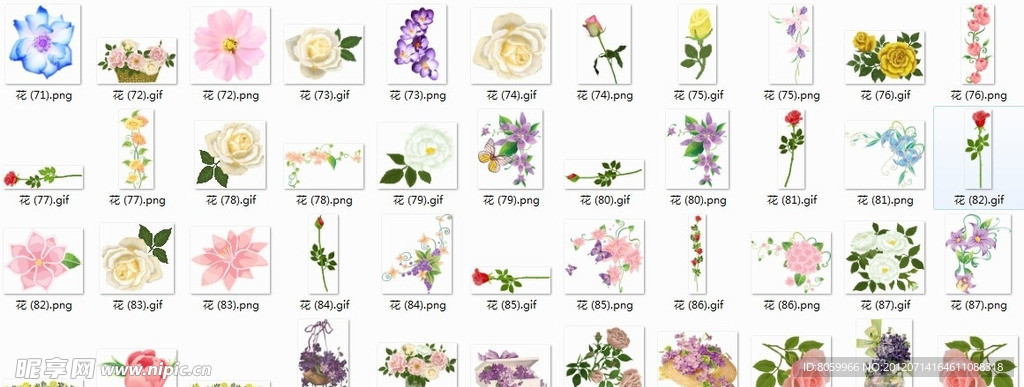 各种花朵