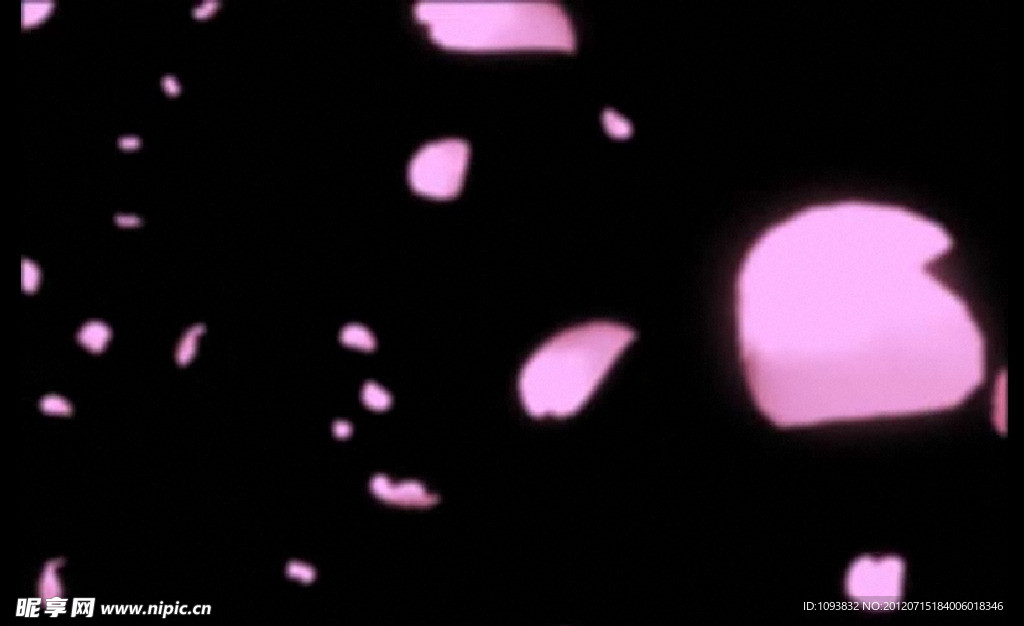 flash透明背景素材粉色花瓣