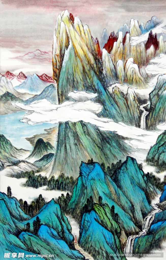 云系青山图