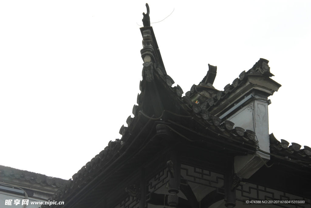 徽派建筑 屋顶