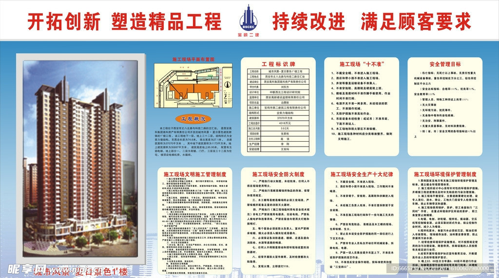 工地六牌一图