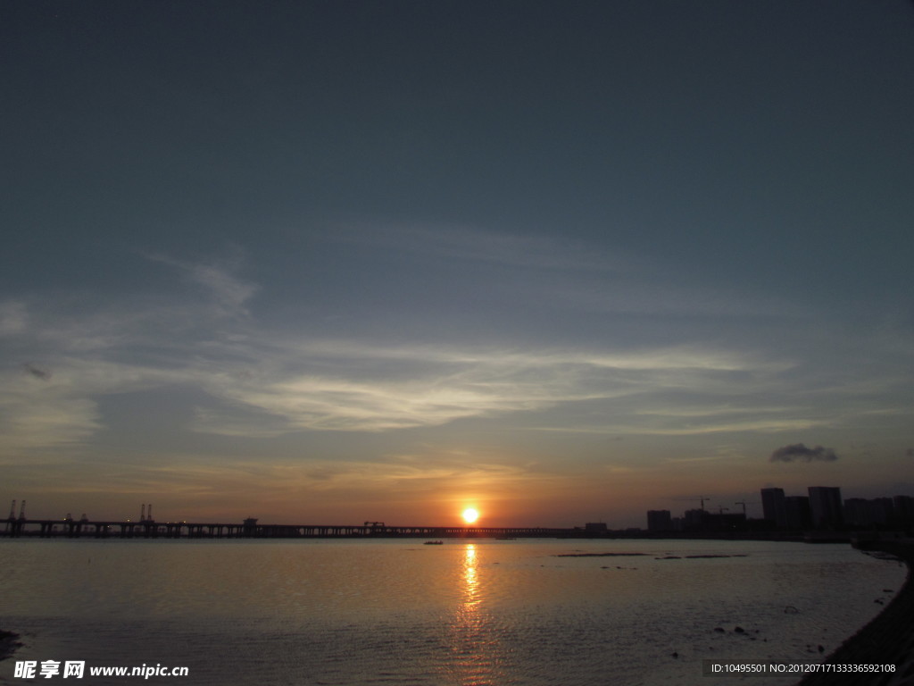 夕阳西下